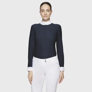 Samshield Aline Crystal Dames Wedstrijdshirt | Navy Samshield Aline Crystal Dames Wedstrijdshirt | Navy