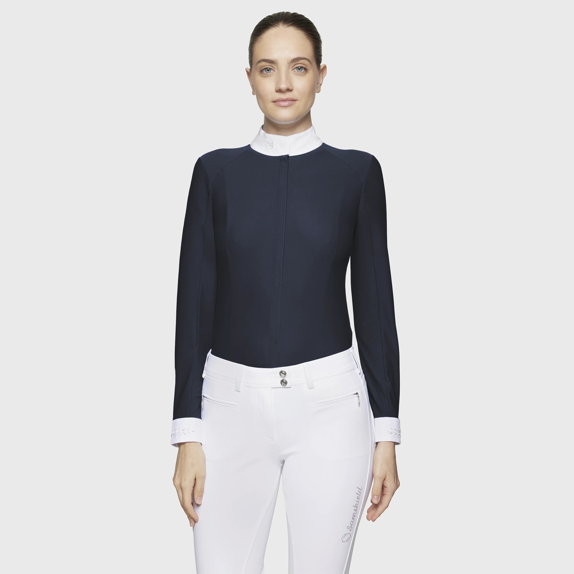 Samshield Aline Crystal Dames Wedstrijdshirt | Navy Samshield Aline Crystal Dames Wedstrijdshirt | Navy