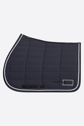 RG Italy Zadeldekje Jersey Trim Springen - Navy