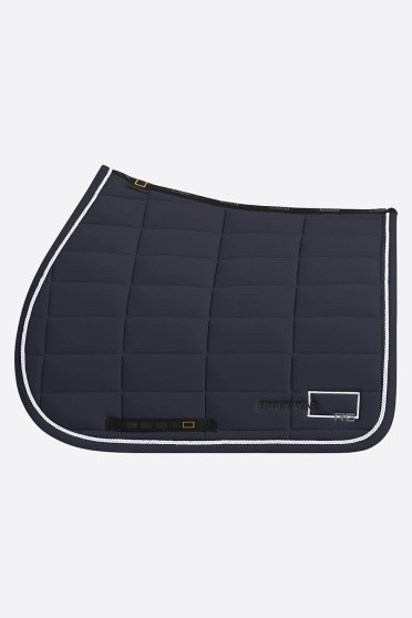 RG Italy Zadeldekje Jersey Trim Springen - Navy RG Italy Zadeldekje Jersey Trim Springen - Navy