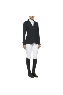 Cavalleria Toscana Dames R-EVO Light Tech Knit Zip Wedstrijdjasje | Navy
