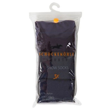 Schockemöhle Sports Sokken Unisex 3 Pak | Navy Schockemöhle Sports Sokken Unisex 3 Pak | Navy
