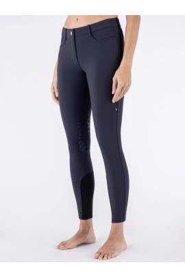Equiline Women's Riding Breeches Cornek Knee Grip - Navy