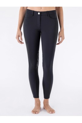 Equiline Women's Riding Breeches Cornek Knee Grip | Black
