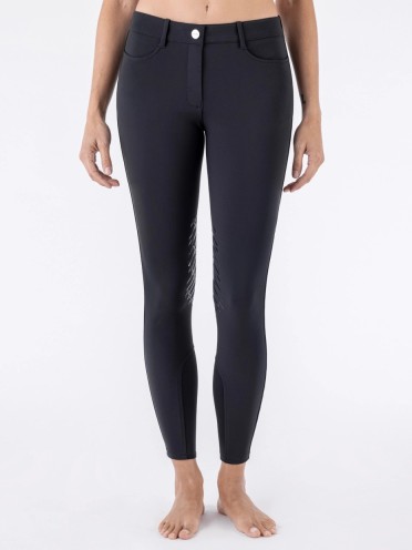 Equiline Dames Rijbroek Cornek Knie Grip | Zwart Equiline Dames Rijbroek Cornek Knie Grip | Zwart