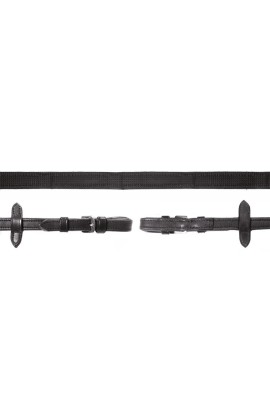 Schockemöhle Sports Durasoft Grip Reins | Black Schockemöhle Sports Durasoft Grip Reins | Black