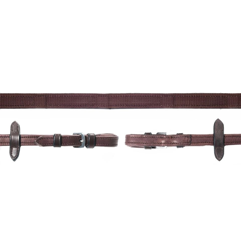 Schockemöhle Sports Durasoft Grip Reins | Brown Schockemöhle Sports Durasoft Grip Reins | Brown