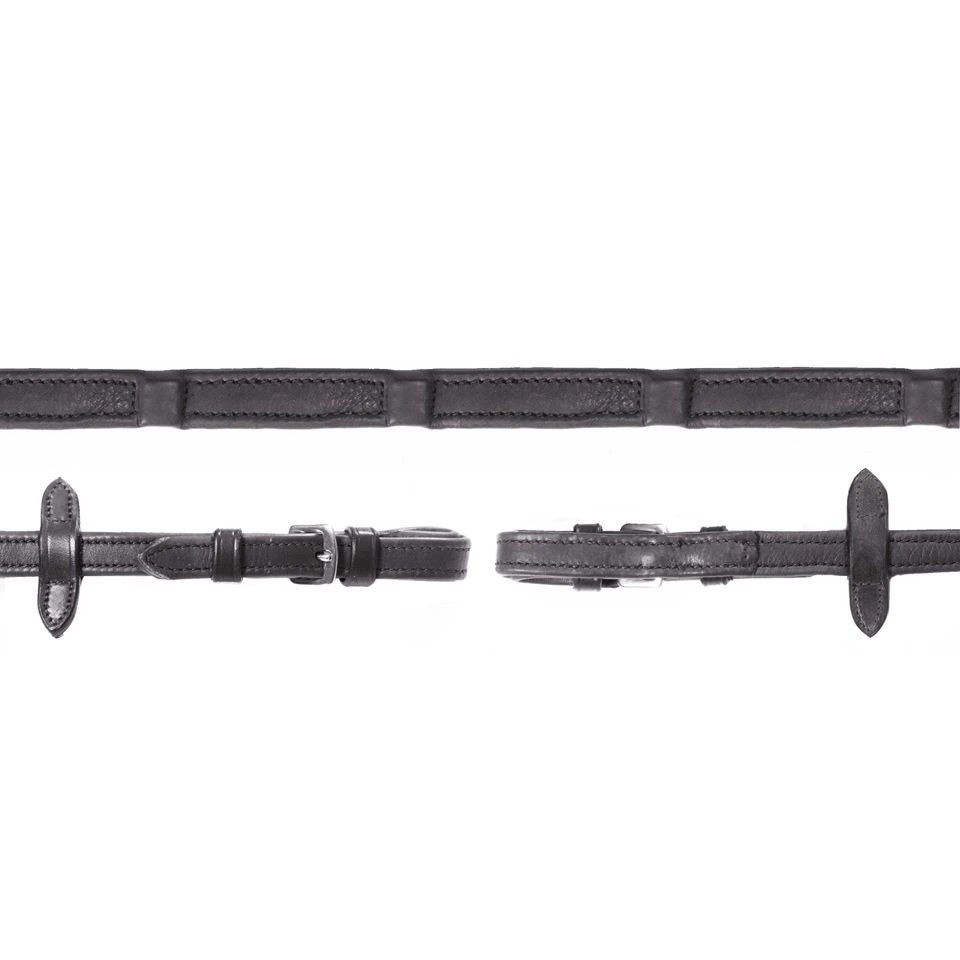 Schockemöhle Sports Durasoft Grip Reins | Black Schockemöhle Sports Durasoft Grip Reins | Black