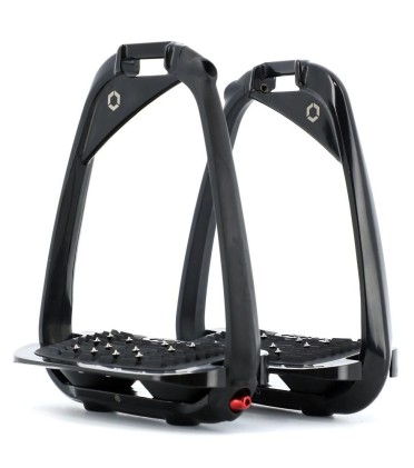 Flex-On Iron-S Safety Stirrups | Black Flex-On Iron-S Safety Stirrups | Black