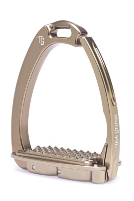 Tech Stirrups Venice Dressage Sloped Safety Stirrups | Brown