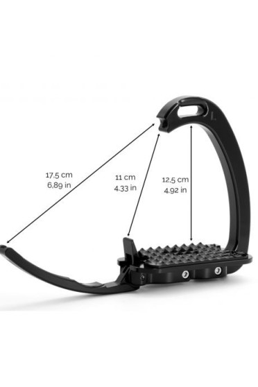 Tech Stirrups Venice Dressage Sloped Veiligheidsstijgbeugels | Swarovski Tech Stirrups Venice Dressage Sloped Veiligheidsstijgbeugels | Swarovski