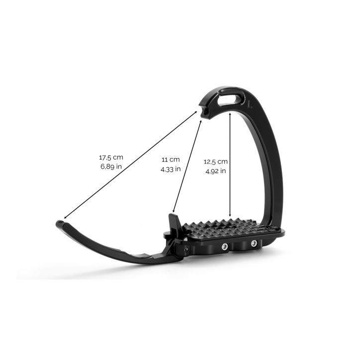 Tech Stirrups Venice Dressage Sloped Veiligheidsstijgbeugels | Swarovski Tech Stirrups Venice Dressage Sloped Veiligheidsstijgbeugels | Swarovski