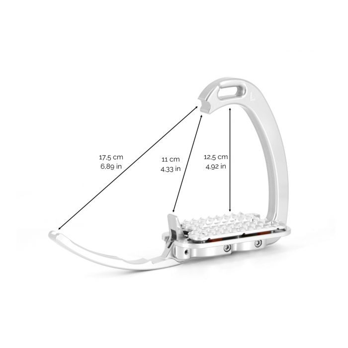 Tech Stirrups Venice Dressage Plus Veiligheidsstijgbeugels | Swarovski Tech Stirrups Venice Dressage Plus Veiligheidsstijgbeugels | Swarovski