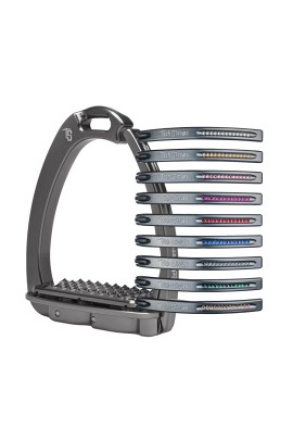 Tech Stirrups Venice Dressage Plus Safety Stirrups Swarovski | Titanium