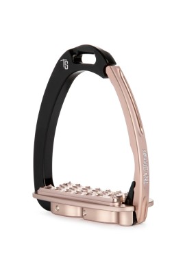 Tech Stirrups Venice EVO Sloped Veiligheidsbeugels | Black - Rosegold