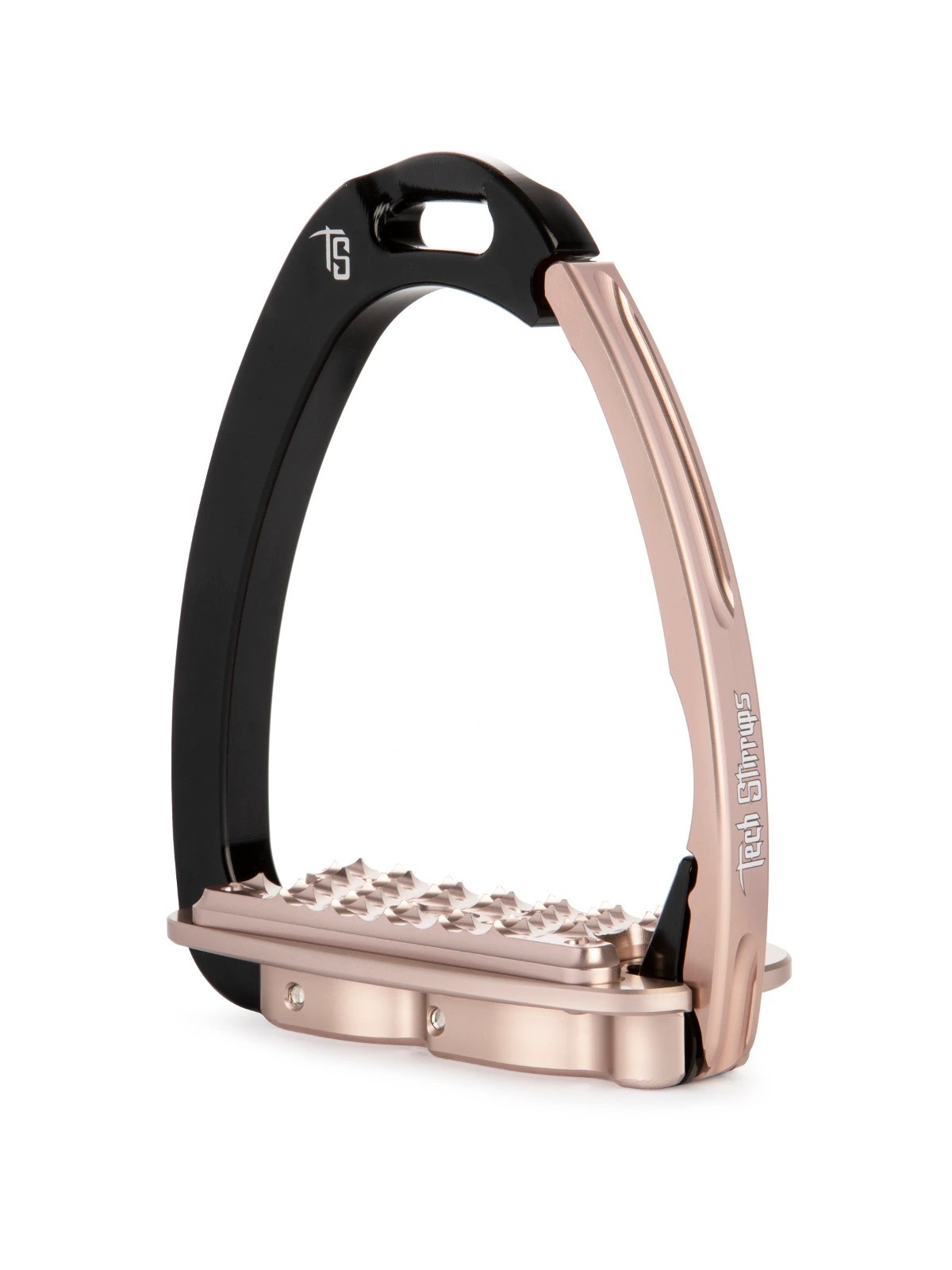 Tech Stirrups Venice EVO Sloped Veiligheidsbeugels | Black - Rosegold Tech Stirrups Venice EVO Sloped Veiligheidsbeugels | Black - Rosegold