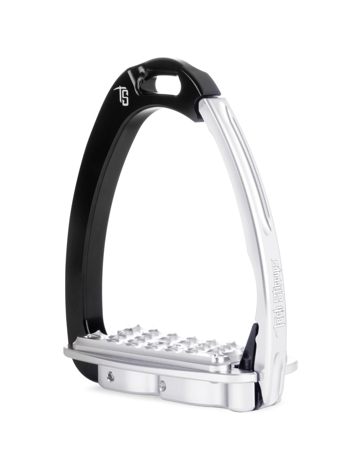 Tech Stirrups Venice EVO Sloped Veiligheidsbeugels | Black - Silver Tech Stirrups Venice EVO Sloped Veiligheidsbeugels | Black - Silver