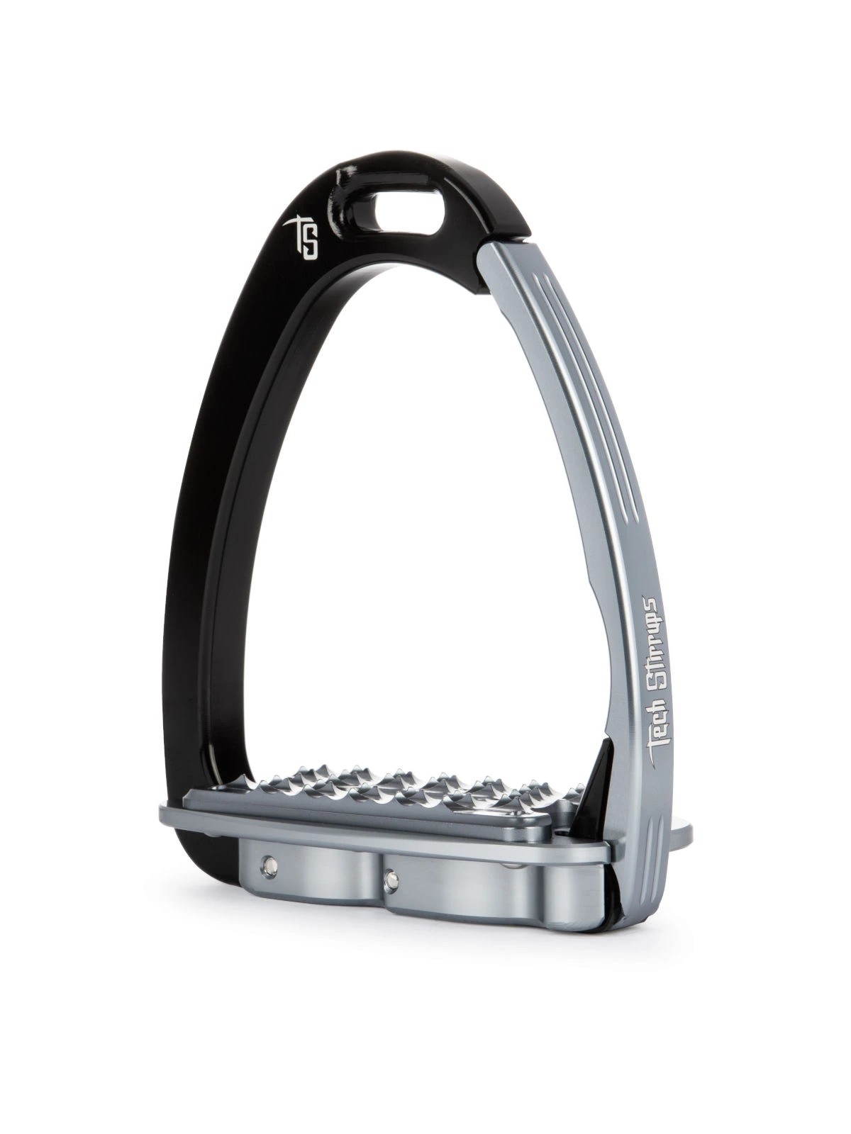 Tech Stirrups Venice EVO Sloped Veiligheidsbeugels | Black - Titanium Tech Stirrups Venice EVO Sloped Veiligheidsbeugels | Black - Titanium