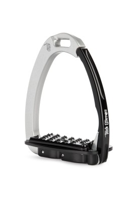 Tech Stirrups Venice EVO Sloped Veiligheidsbeugels | Silver - Black