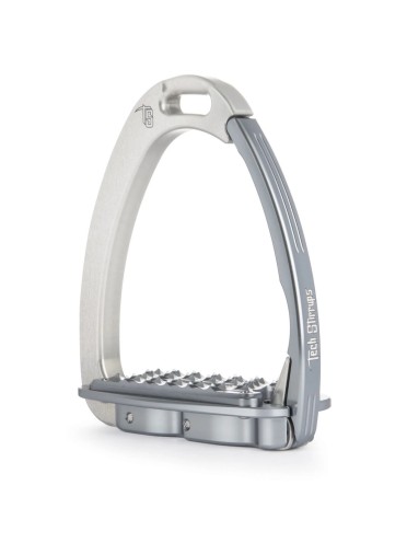 Tech Stirrups Venice EVO Sloped Veiligheidsbeugels | Silver - Titanium Tech Stirrups Venice EVO Sloped Veiligheidsbeugels | Silver - Titanium
