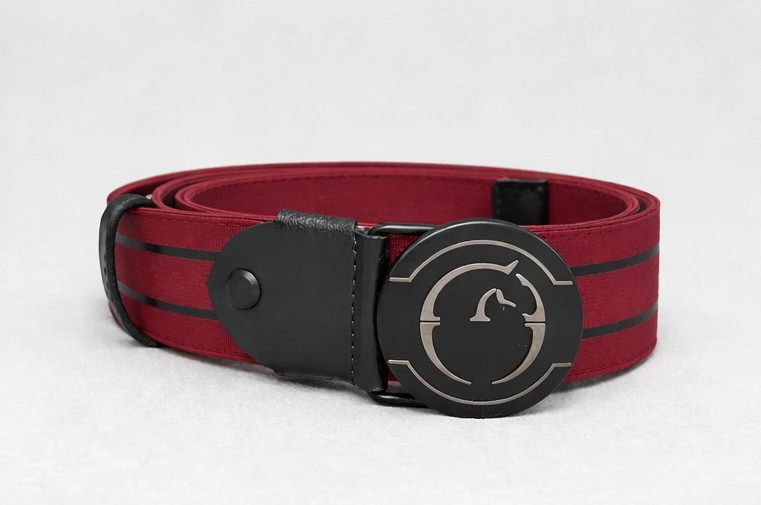 Vestrum Riem Gressan Unisex - Burgundy/Zwart Vestrum Riem Gressan Unisex - Burgundy/Zwart