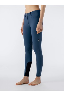 Equiline Cornek Women's Riding Breeches Knee Grip | Dark Denim