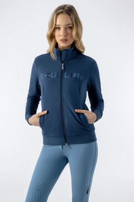 Equiline Enras dames vest full zip Dark Denim | Bestel online Equiline Enras dames vest full zip Dark Denim | Bestel online
