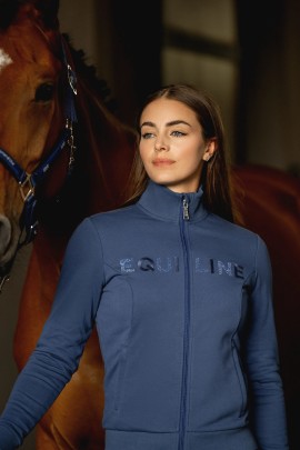 Equiline Enras Women's Cardigan | Dark Denim