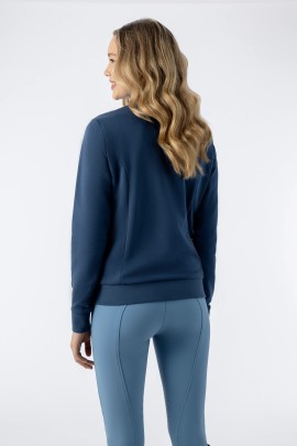 Equiline Enras dames vest full zip Dark Denim | Bestel online Equiline Enras dames vest full zip Dark Denim | Bestel online