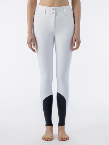 Equiline Crystalef Rijbroek Full Grip High Waist | Wit Equiline Crystalef Rijbroek Full Grip High Waist | Wit
