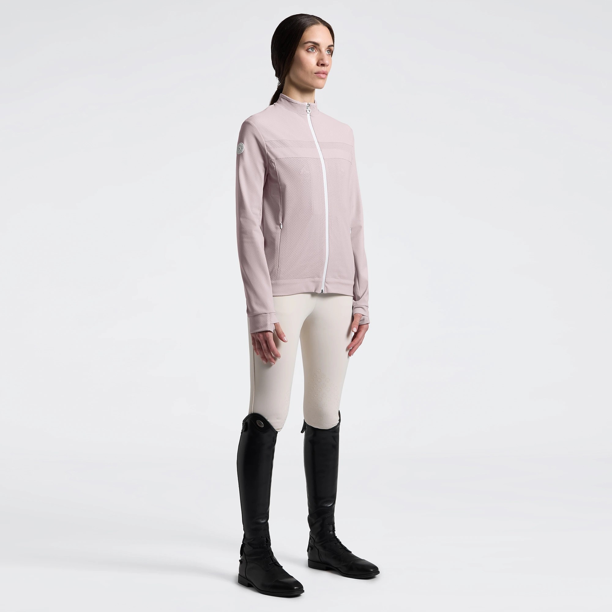 Cavalleria Toscana Zip Tech Dames Vest | Violet Ice Cavalleria Toscana Zip Tech Dames Vest | Violet Ice