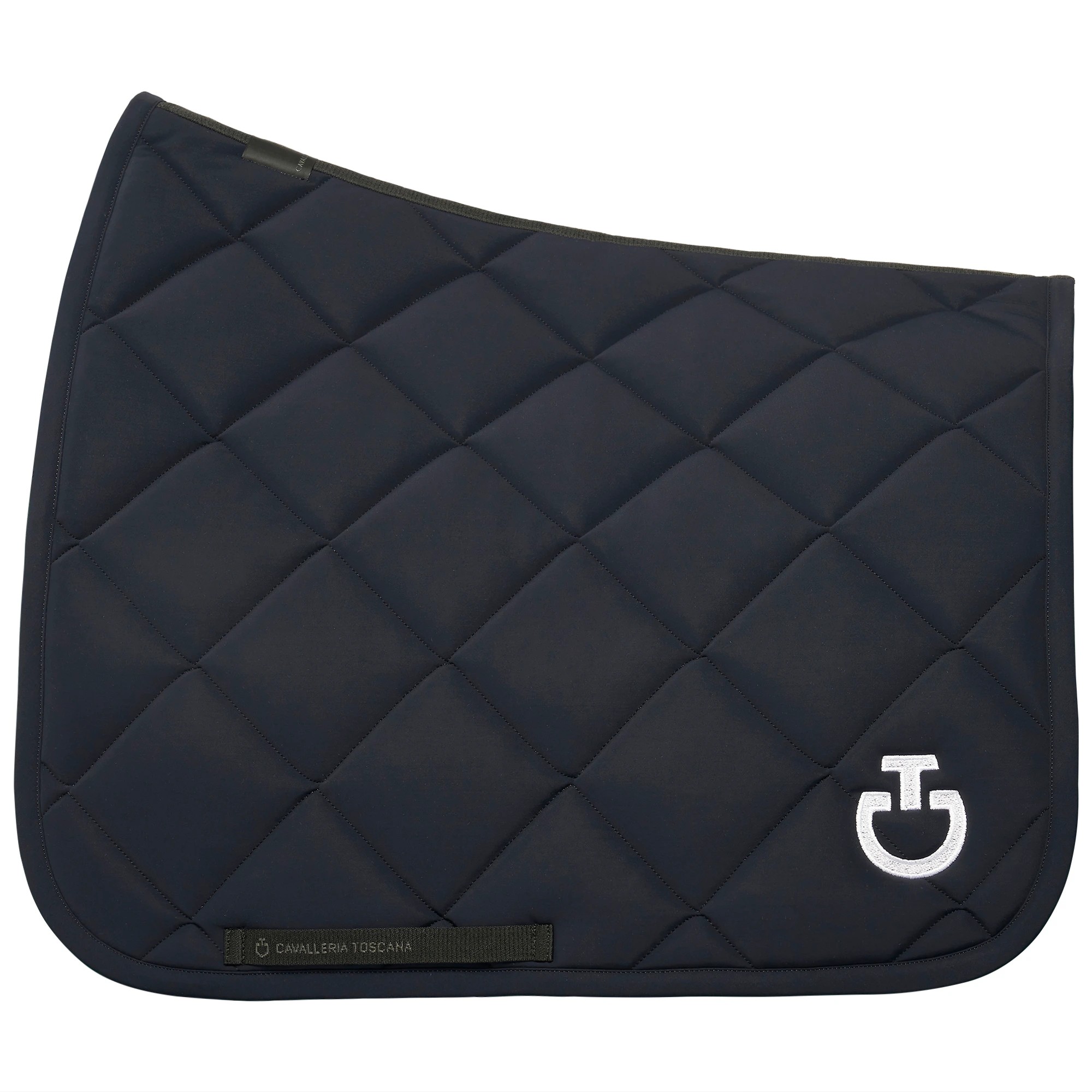 Cavalleria Toscana Diamond Quilted Jersey Zadeldekje Springen | Navy Cavalleria Toscana Diamond Quilted Jersey Zadeldekje Springen | Navy