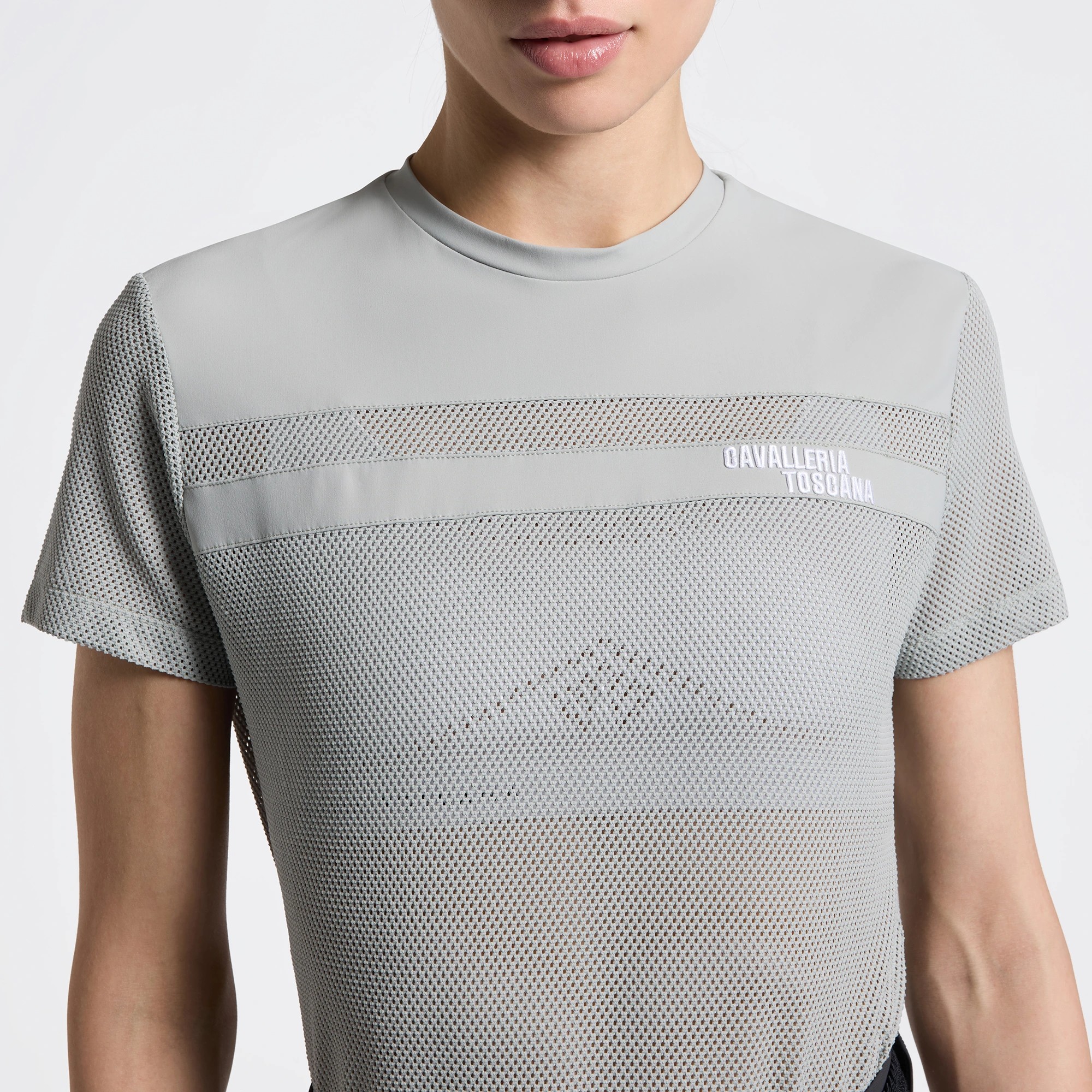 Cavalleria Toscana Perforated Dames T-Shirt | Belgian Block Cavalleria Toscana Perforated Dames T-Shirt | Belgian Block