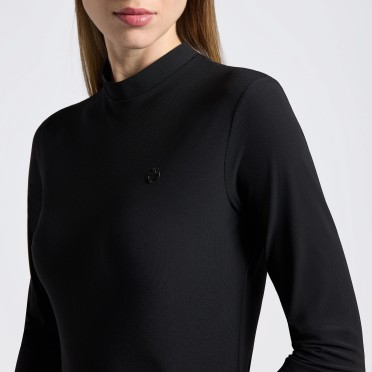 Cavalleria Toscana Jersey Dames Trainingsshirt LS | Zwart Cavalleria Toscana Jersey Dames Trainingsshirt LS | Zwart