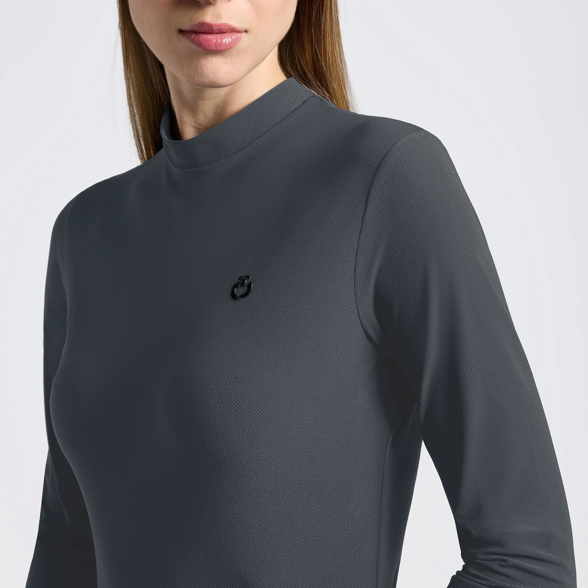 Cavalleria Toscana Jersey Dames Trainingsshirt LS | Antraciet Cavalleria Toscana Jersey Dames Trainingsshirt LS | Antraciet