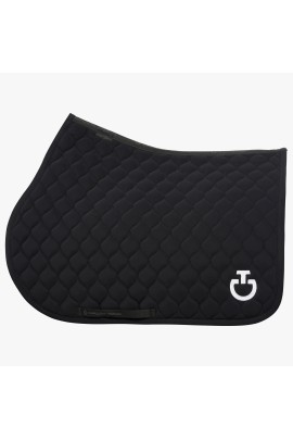 Cavalleria Toscana Circular Quilted Jersey Zadeldekje Springen | Zwart