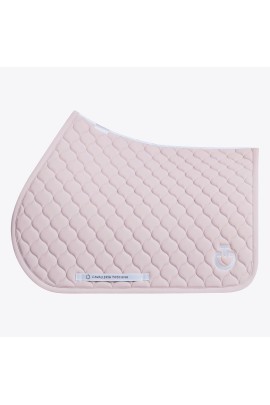 Cavalleria Toscana Circular Quilted Jersey Saddle Pad Jumping | Violet Ice
