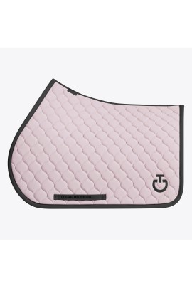 Cavalleria Toscana Circular Quilted Jersey Saddle Pad Jumping | Violet Ice