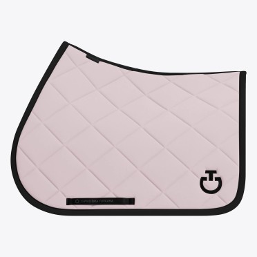 Cavalleria Toscana Diamond Quilted Jersey Saddle Pad Jumping | Violet Ice Cavalleria Toscana Diamond Quilted Jersey Saddle Pad Jumping | Violet Ice