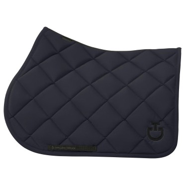 Cavalleria Toscana Diamond Quilted Jersey Zadeldekje Springen | Charcoal Cavalleria Toscana Diamond Quilted Jersey Zadeldekje Springen | Charcoal