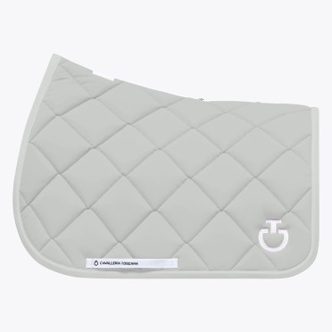 Cavalleria Toscana Diamond Quilted Jersey Saddle Pad Jumping | Belgian Block Cavalleria Toscana Diamond Quilted Jersey Saddle Pad Jumping | Belgian Block