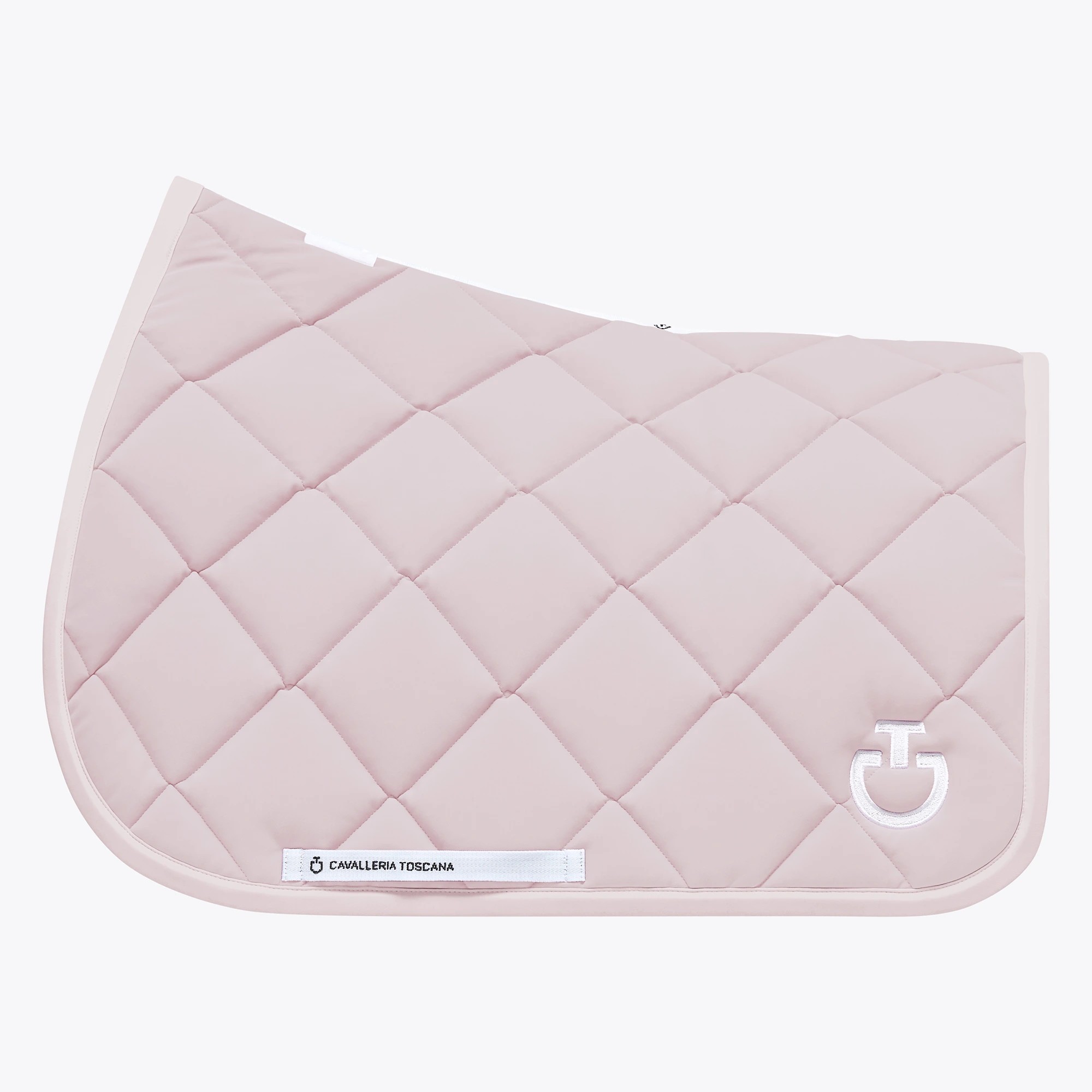 Cavalleria Toscana Diamond Quilted Jersey Saddle Pad Jumping | Violet Ice Cavalleria Toscana Diamond Quilted Jersey Saddle Pad Jumping | Violet Ice