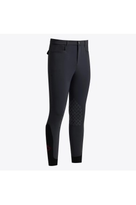 Cavalleria Toscana New Grip System Men's Riding Breeches Knee Grip | Charcoal