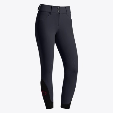 Cavalleria Toscana American Women's Riding Breeches Knee Grip | Charcoal Cavalleria Toscana American Women's Riding Breeches Knee Grip | Charcoal