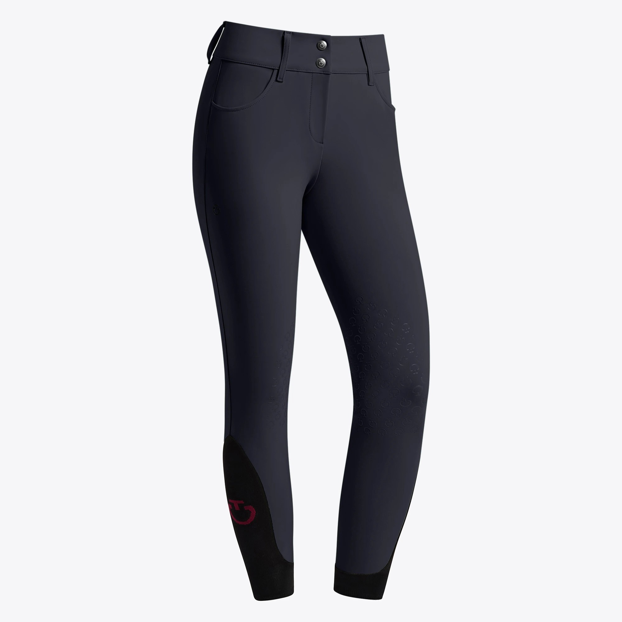 Cavalleria Toscana American Women's Riding Breeches Knee Grip | Charcoal Cavalleria Toscana American Women's Riding Breeches Knee Grip | Charcoal