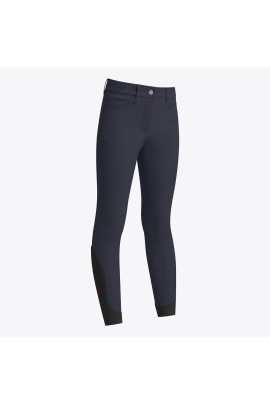Cavalleria Toscana Color Grip Girls Riding Breeches Knee Grip | Charcoal
