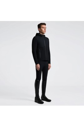 Cavalleria Toscana Tech Knit Softshell Mannen Jas | Zwart