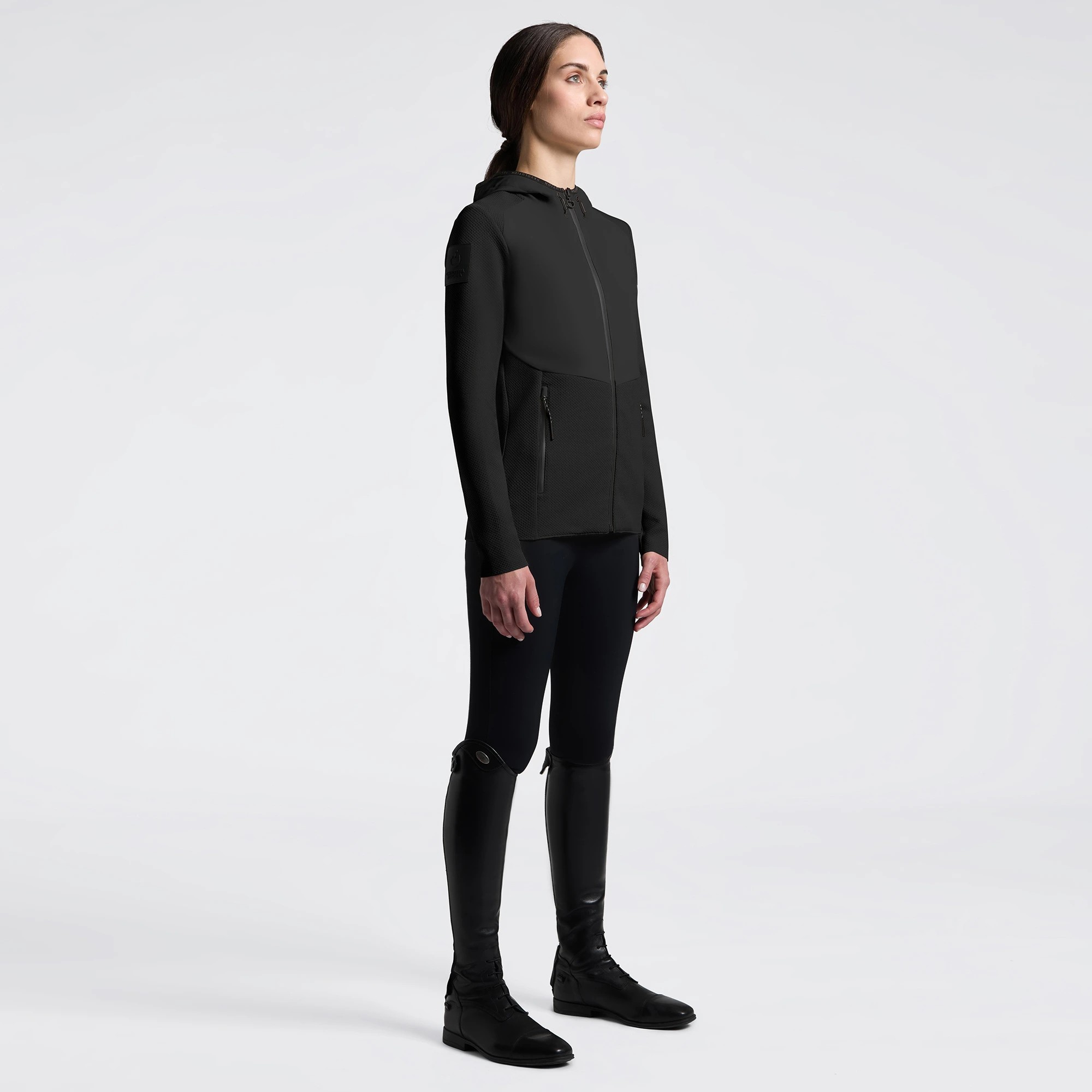 Cavalleria Toscana Tech Knit Softshell Women's Jacket | Black