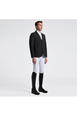 Cavalleria Toscana Lightweight Jersey Zip Mannen Wedstrijdjasje | Charcoal