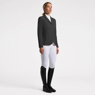 Cavalleria Toscana R-EVO Perforated Light Tech Knit Zip Women's Competition Jacket | Black Cavalleria Toscana R-EVO Perforated Light Tech Knit Zip Women's Competition Jacket | Black